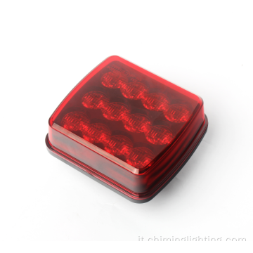 luce magnetica lampeggiante rossa ricaricabile